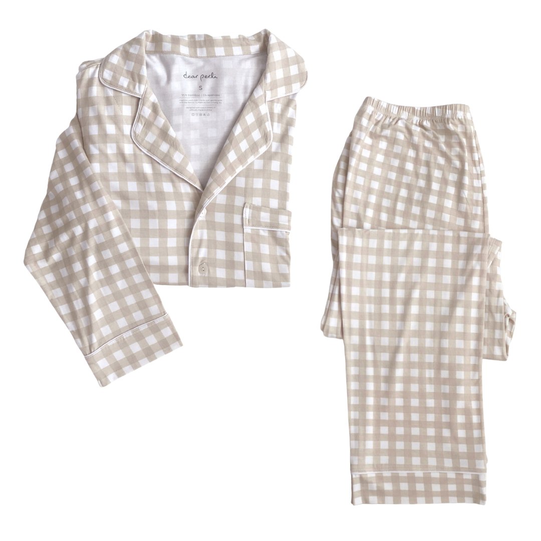 Women's Long Sleeve Pajama Set In Sage