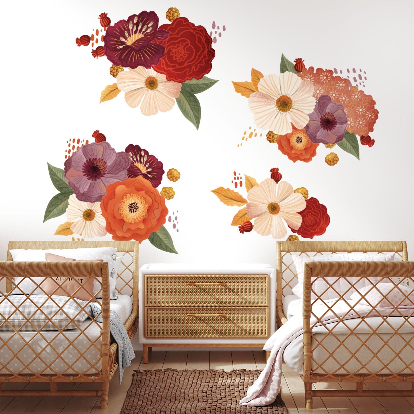 Wonderland Floral Wall Decals