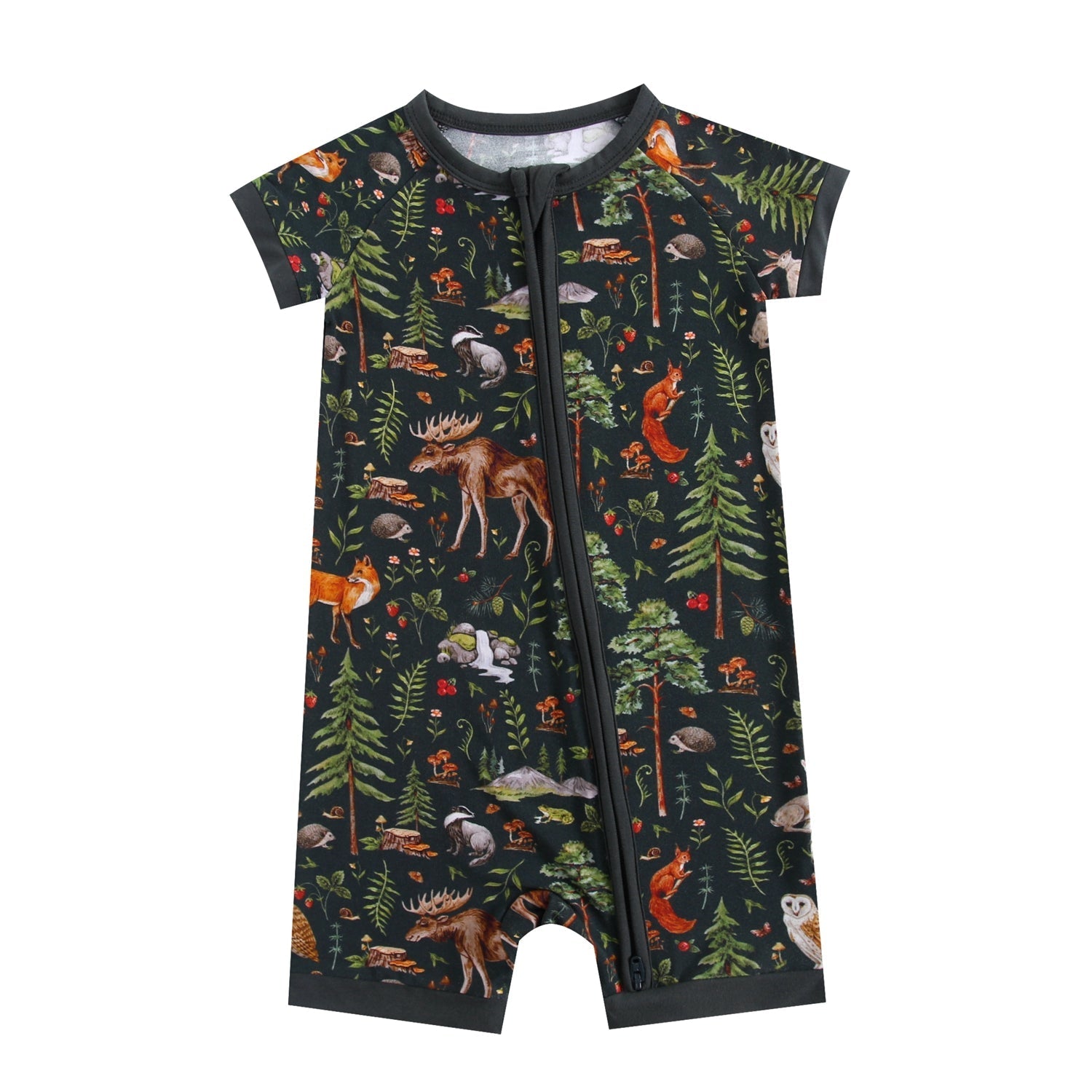 Wood You Be My Friend Short Sleeve Romper