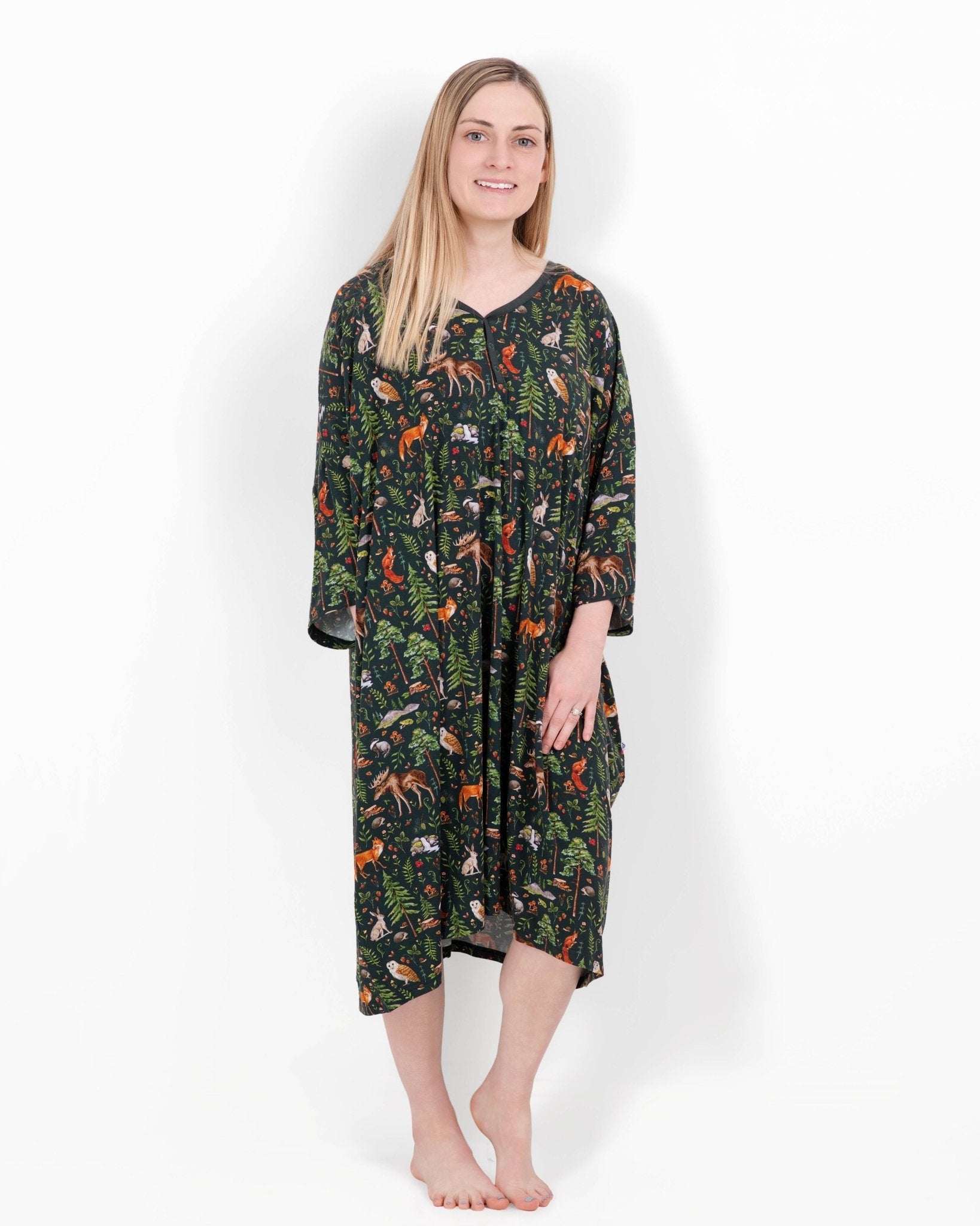Wood You Be My Friend Women's Muumuu Lounge Tee (one Size Fits Xs - Xxl)