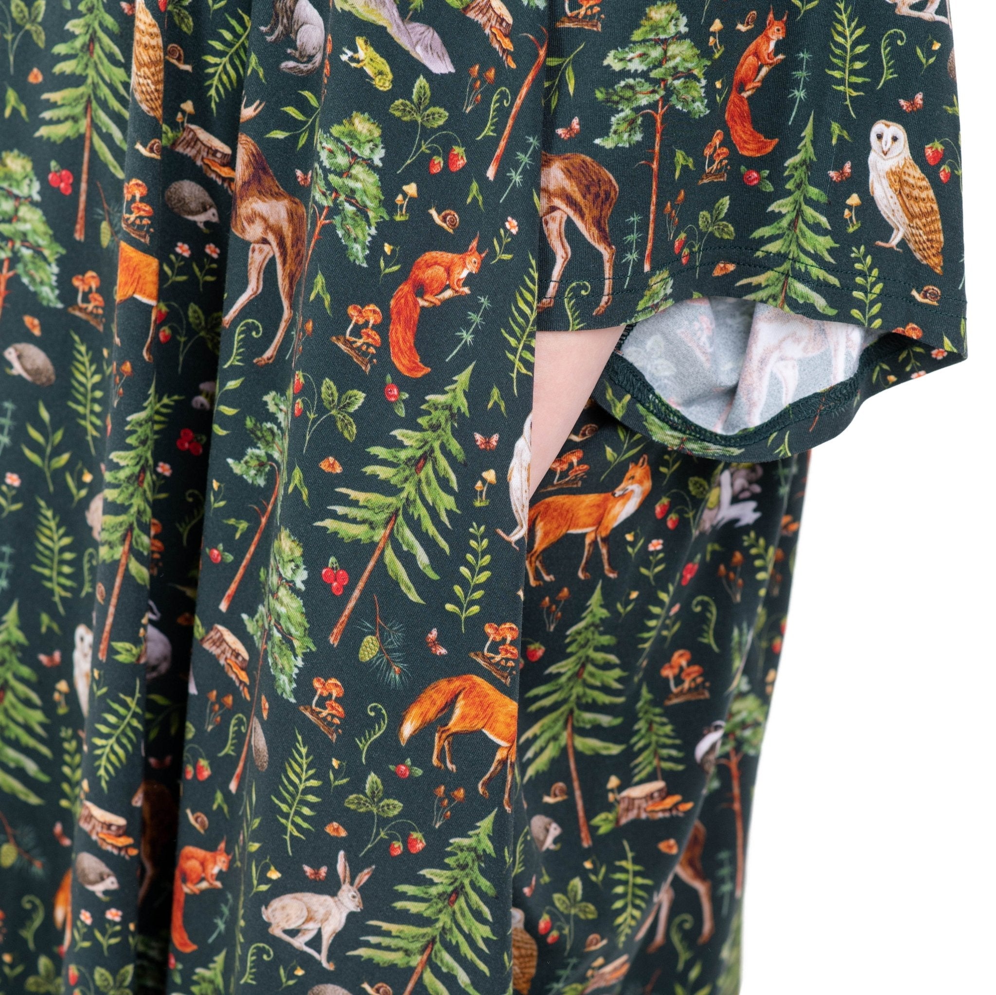 Wood You Be My Friend Women's Muumuu Lounge Tee (one Size Fits Xs - Xxl)