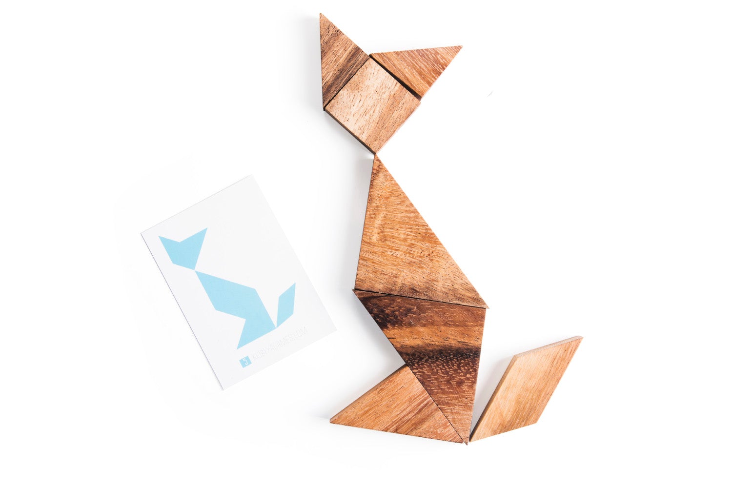 Cat Tangram - Two Sets With 65 Challenge Cards