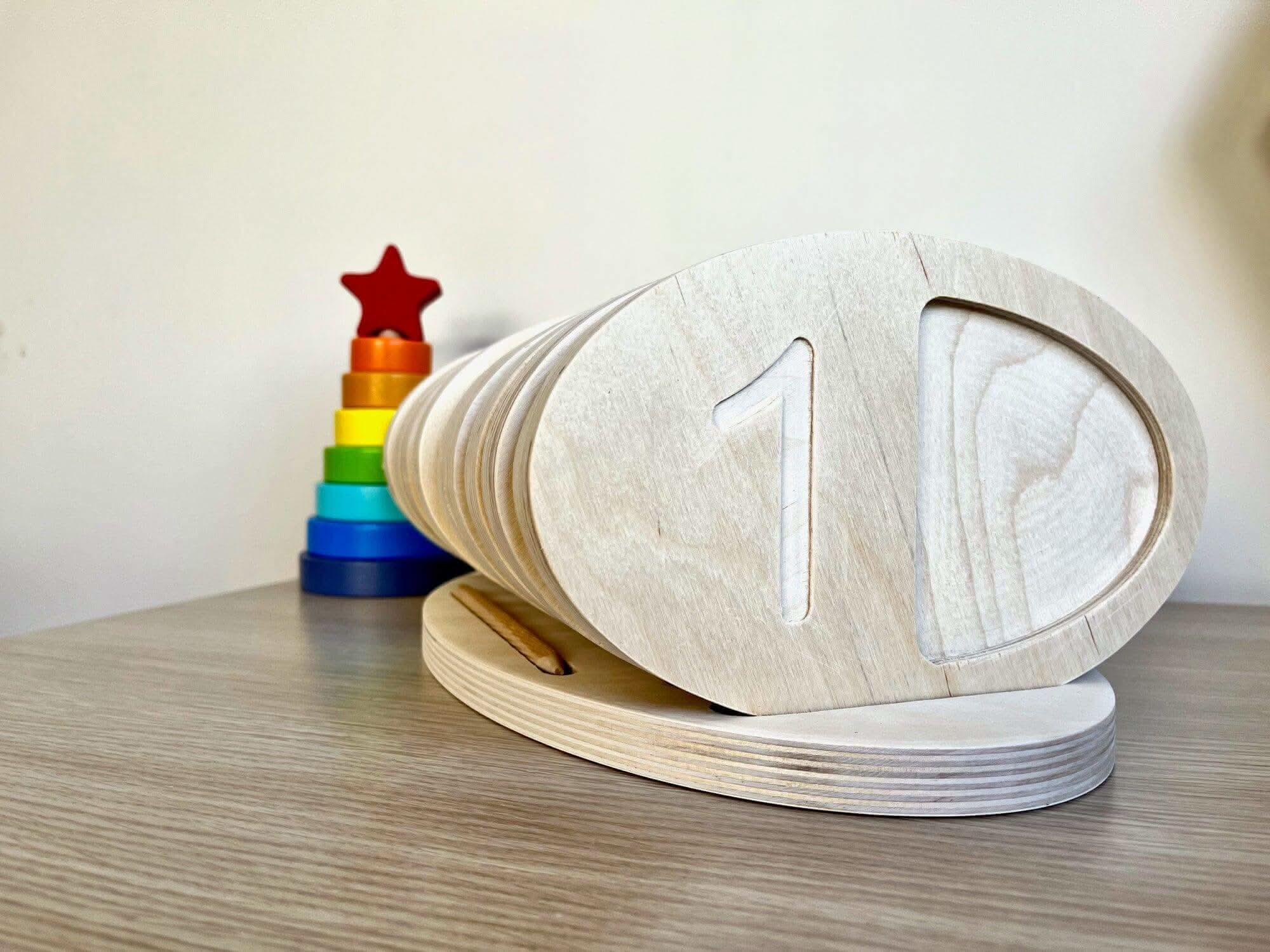 Wooden Tracing Board For Toddlers