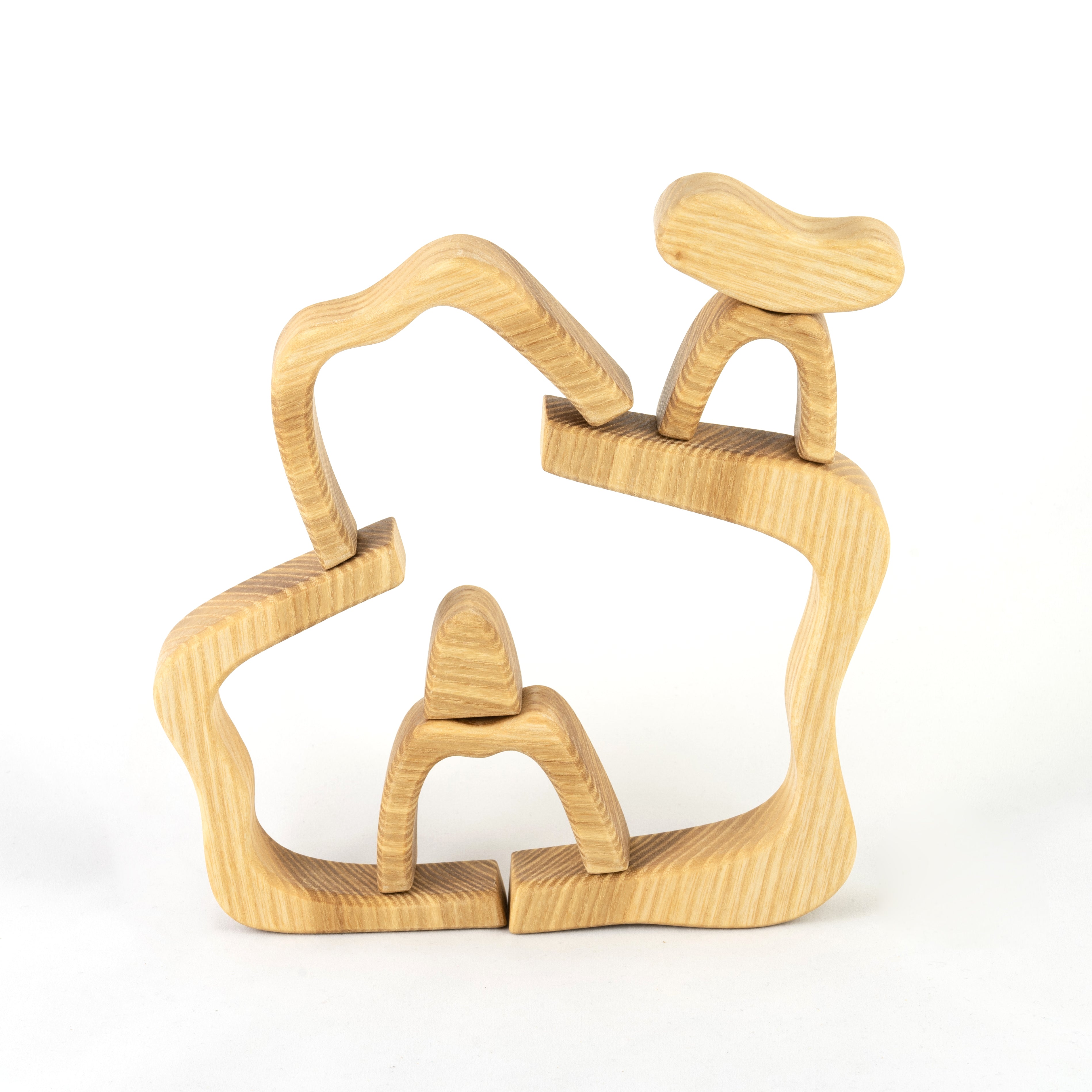 Natural Caves Wooden Stacking Toy