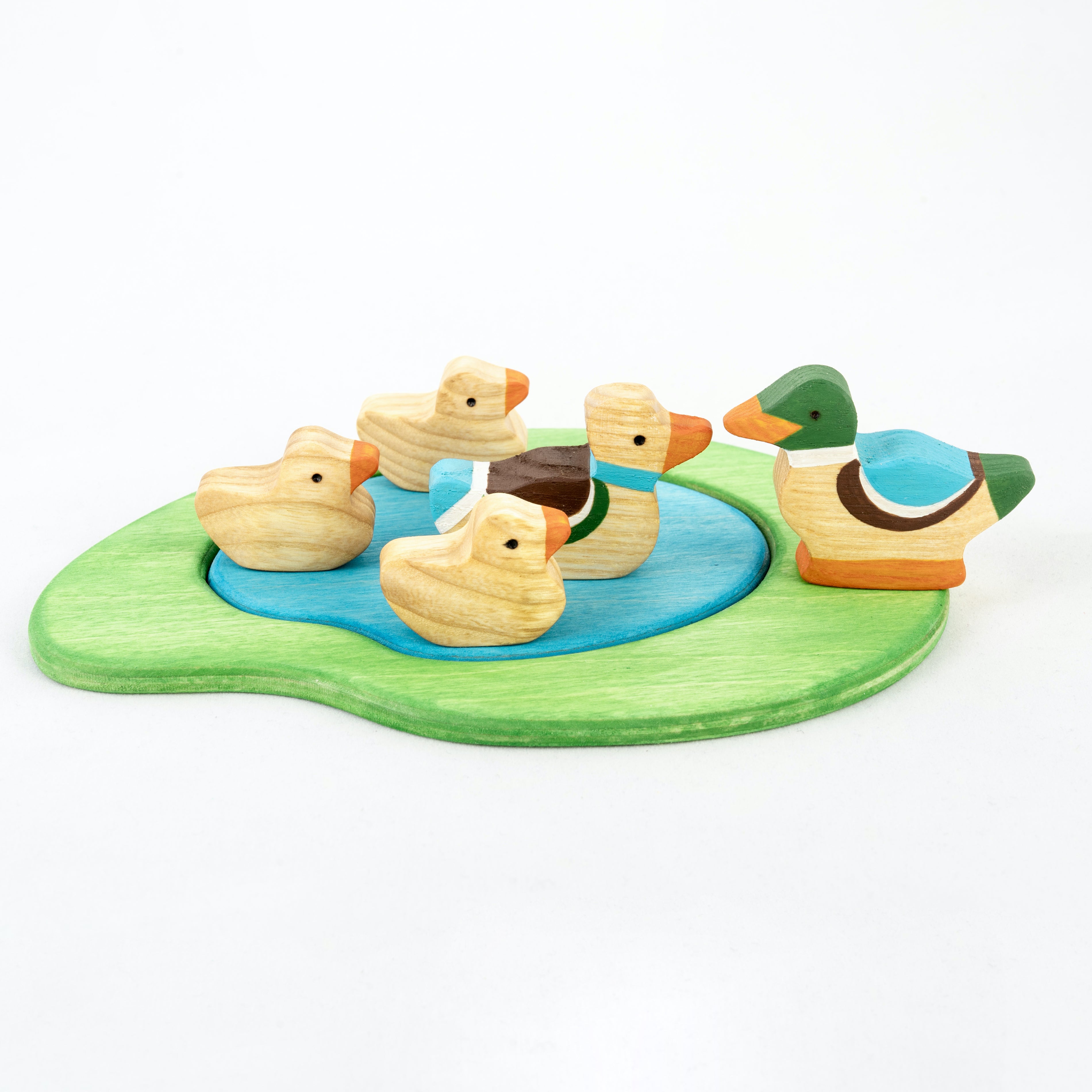 Miniature Duck Figurines- 5 Pieces