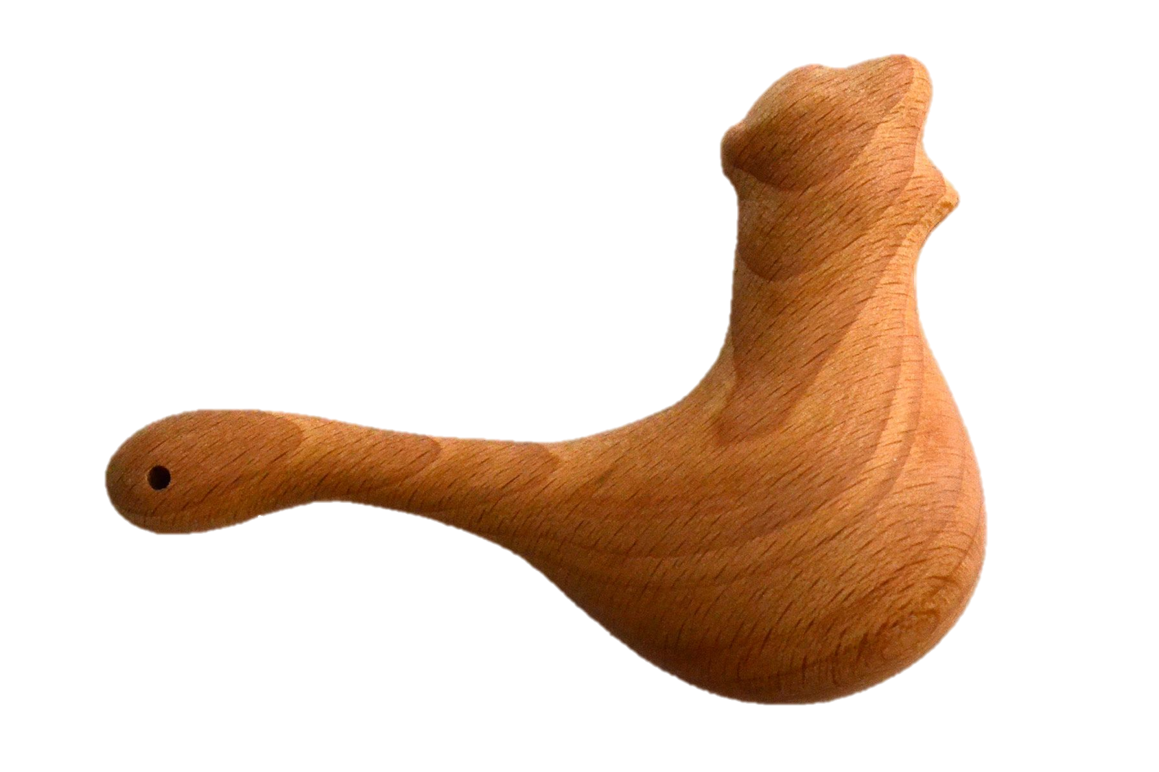 Organic Wooden Rattle Toy Chicken