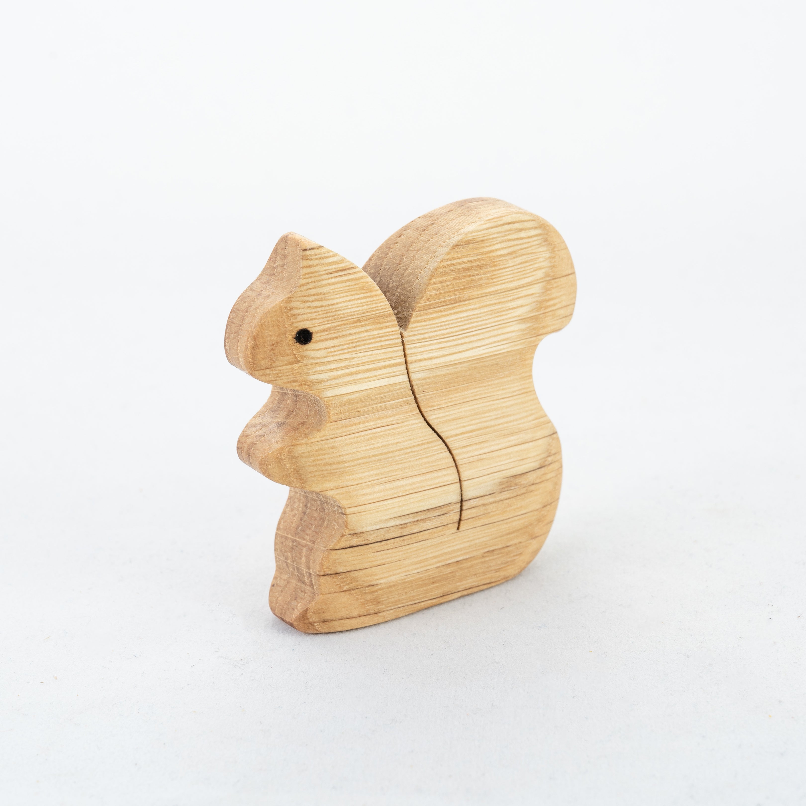 Natural Wooden Forest Animals Set Of 9