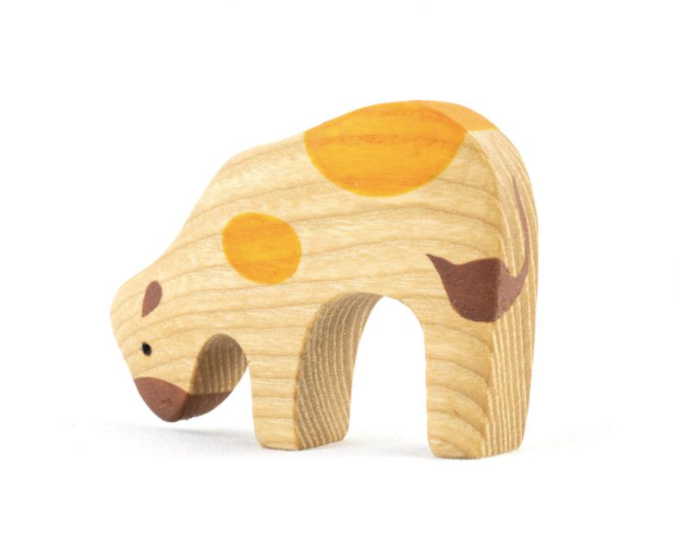 Wooden Baby Cow Toy