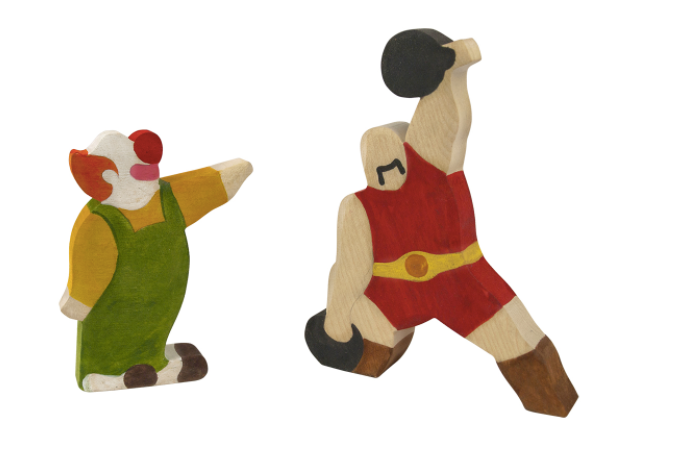 Wooden Figurines Toys Professionals Set Of 23