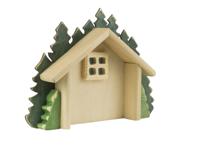 Wooden House In The Forest