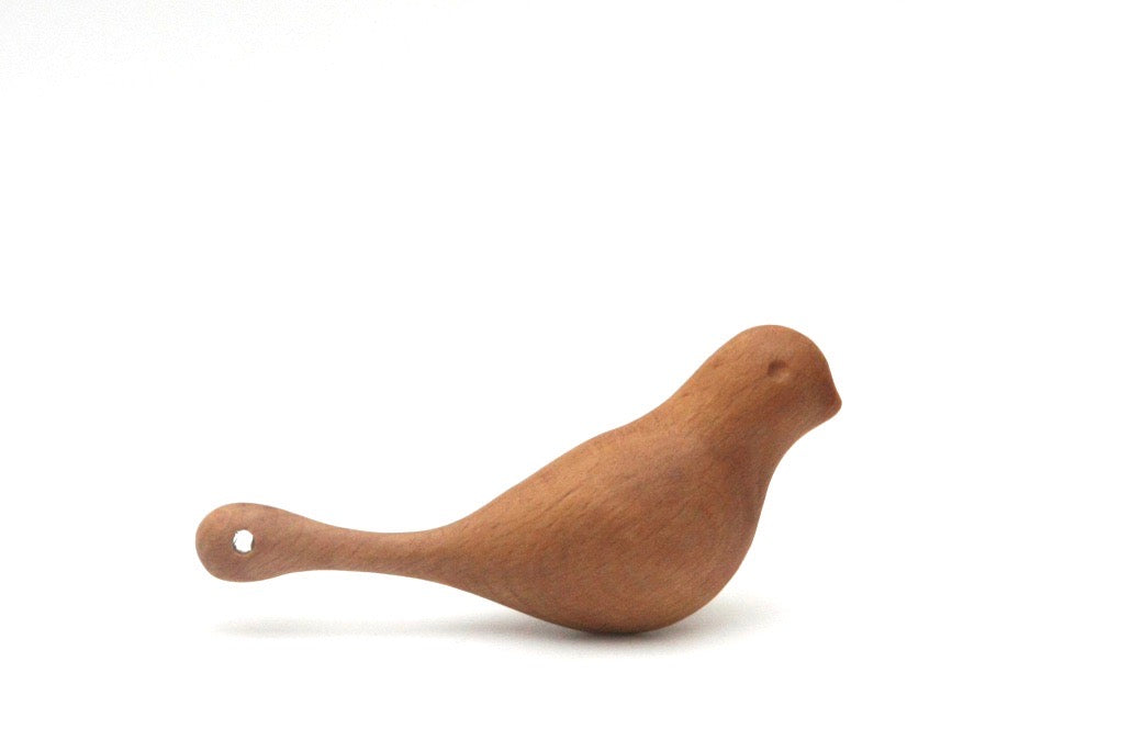 Organic Wooden Rattle Toy Dove