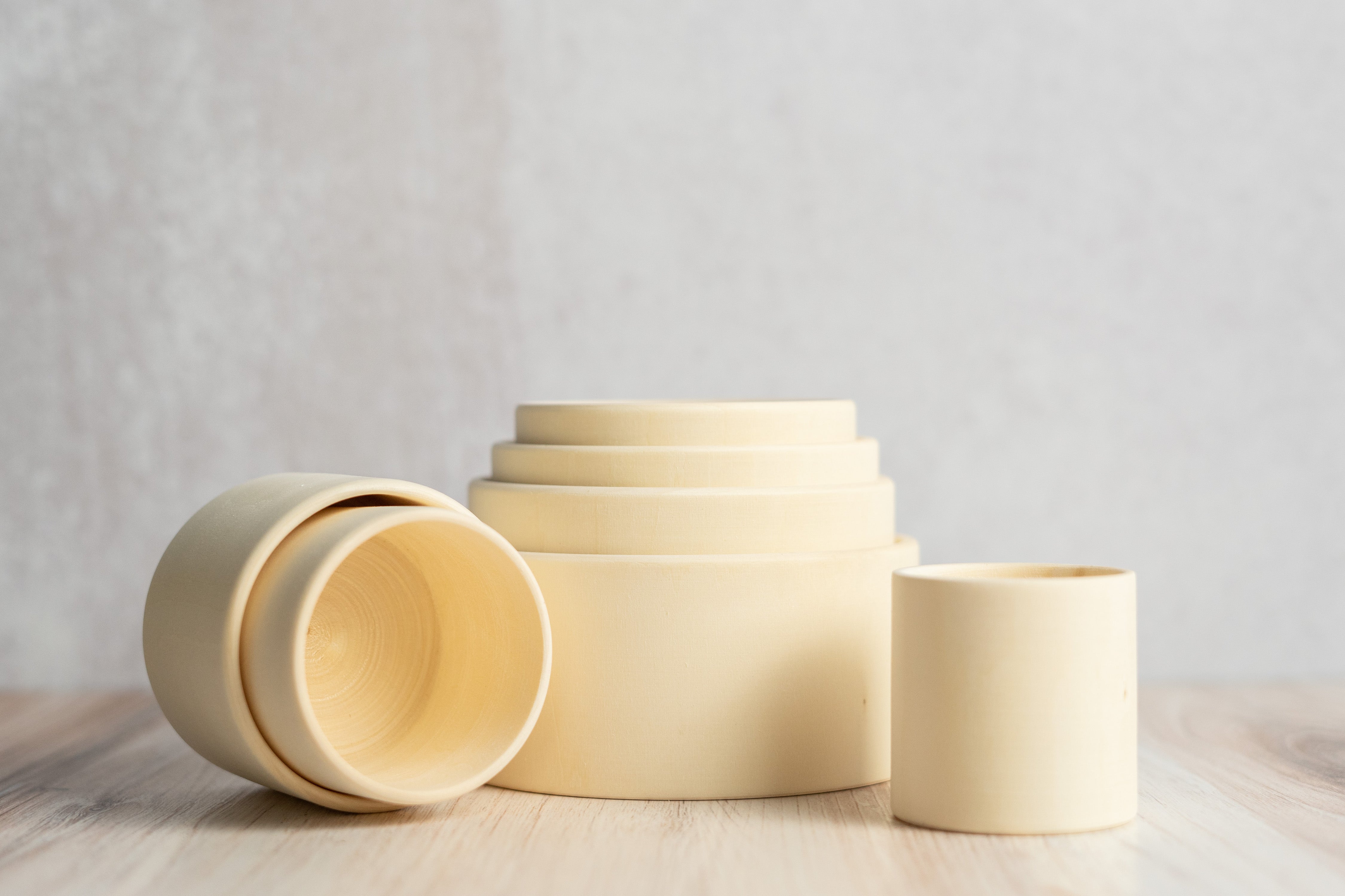 Wooden Nesting Bowls
