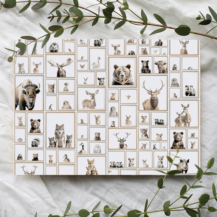 Woodland Animal Wallpaper