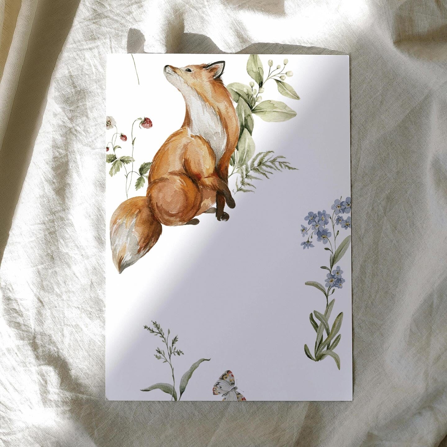 Woodland Animal Wallpaper