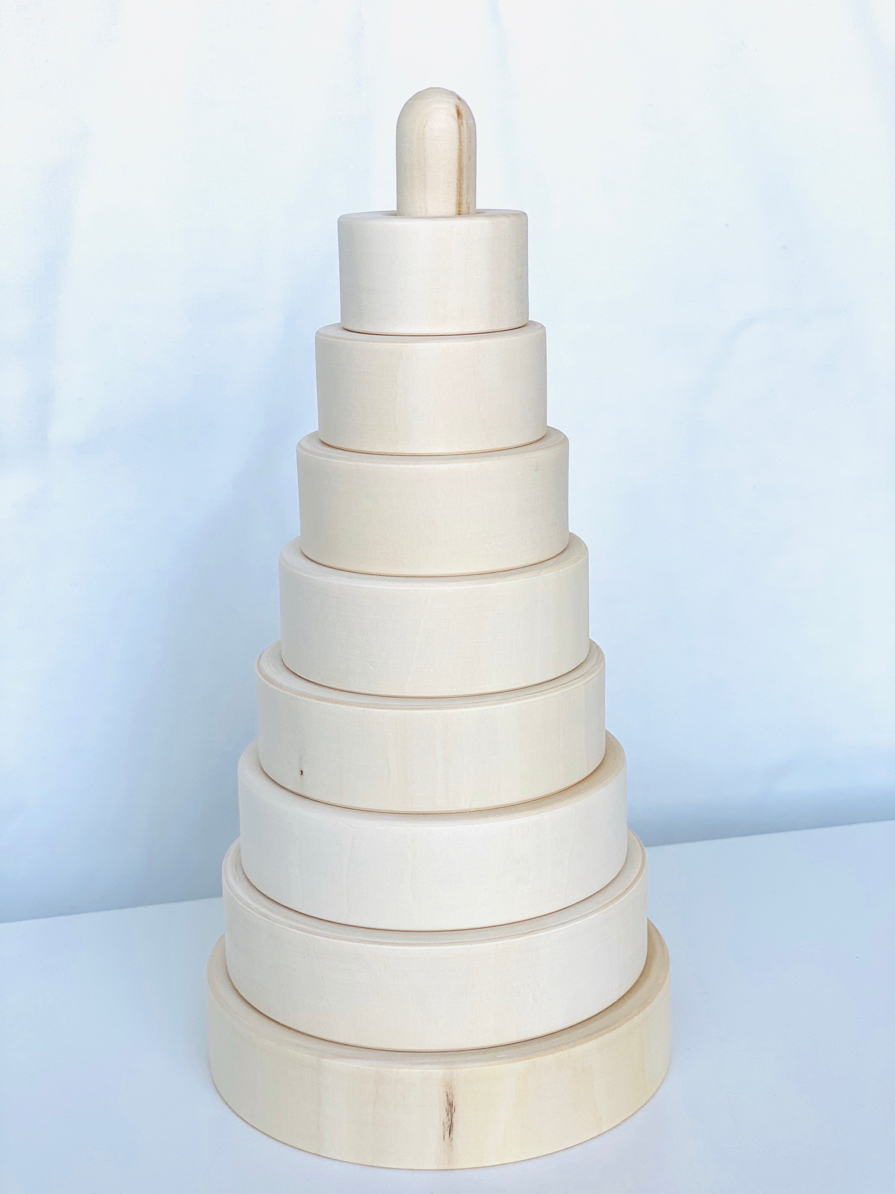 Giant Wooden Stacking Pyramid For Diy