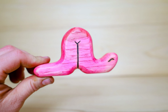 Wooden Earthworm Worm Toy