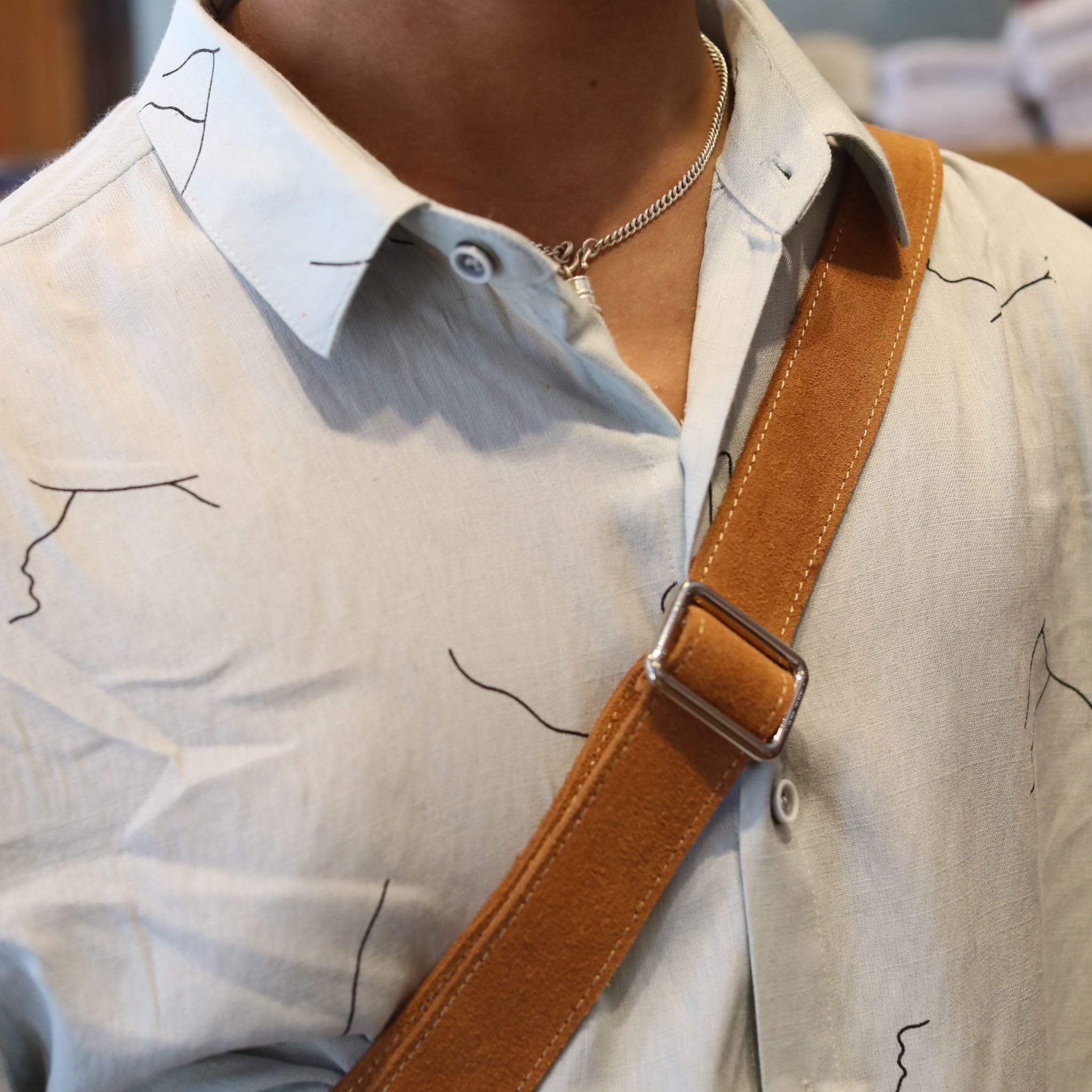 Woven Chest Crossbody Bag