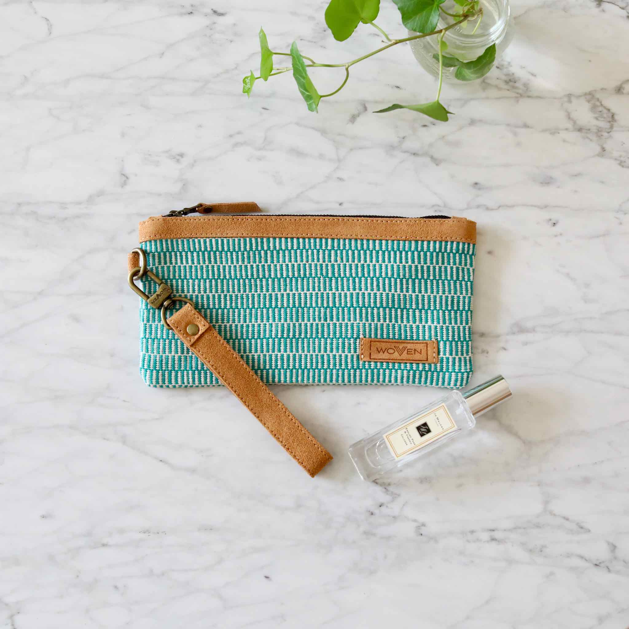 Woven Phone Wallet - Stripe