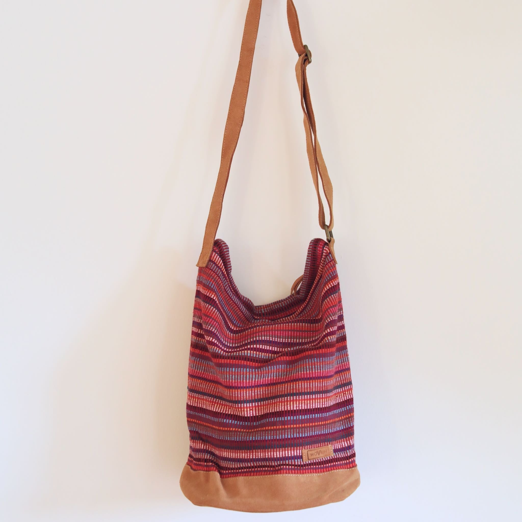 Woven Zipper Sling Bag - Jazzy