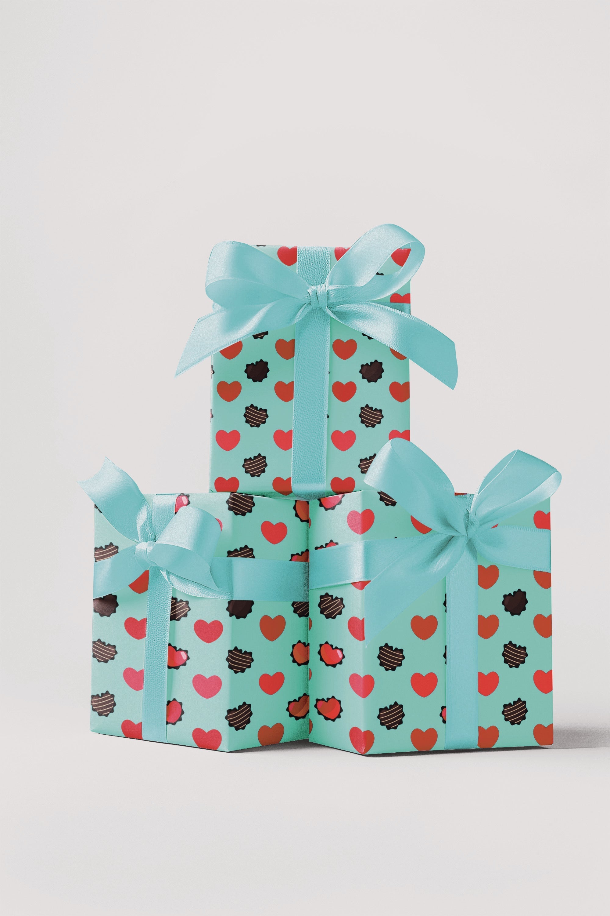 Hearts Choco Blue