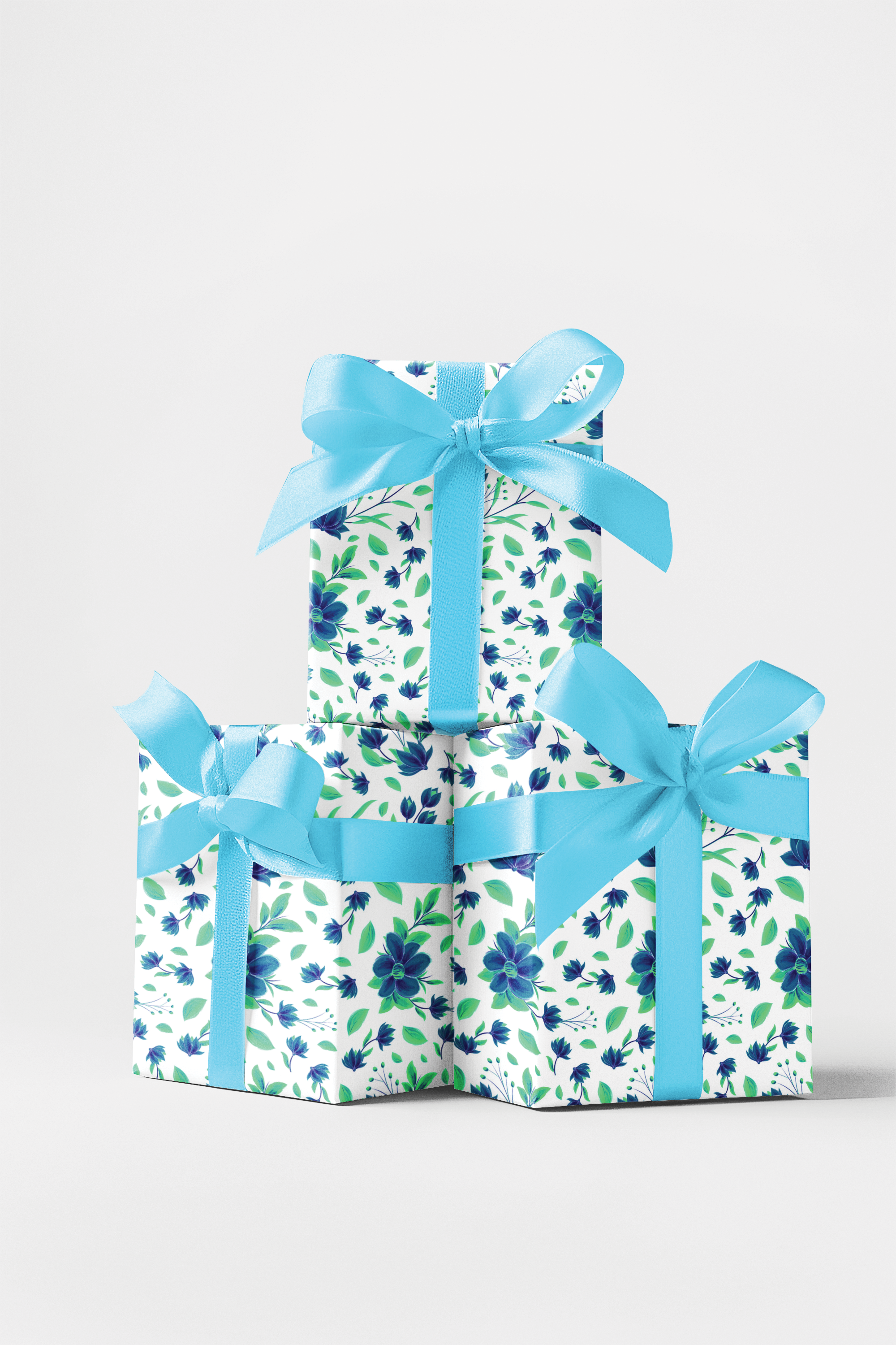Floral Blue Pop