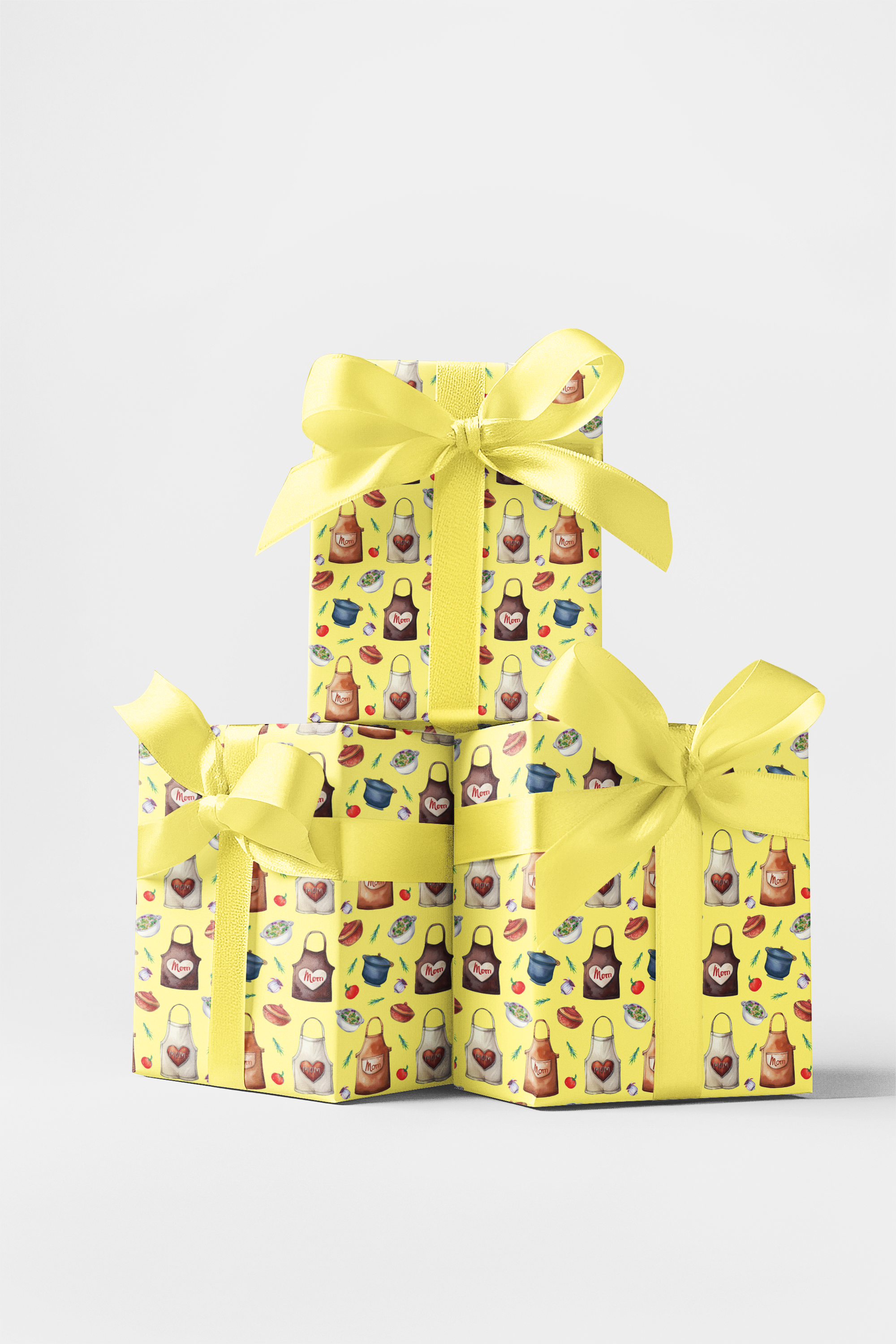 Mom's Apron - Yellow