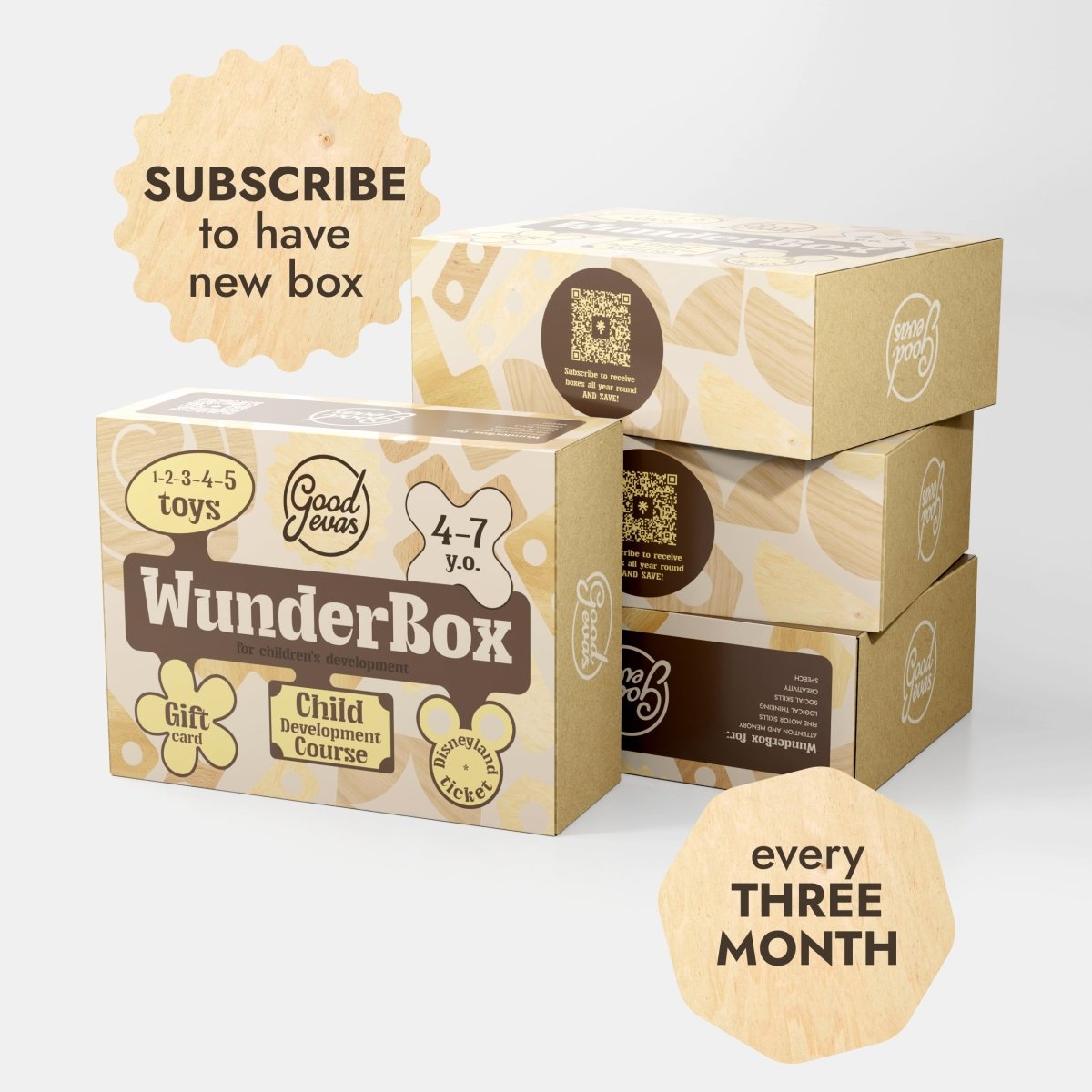 Wunderbox 4-7 Years Old – Developmental Box For Kids