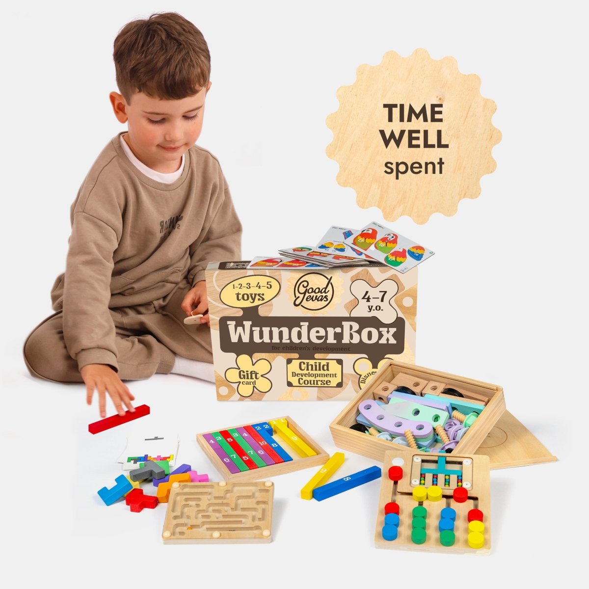 Wunderbox 4-7 Years Old – Developmental Box For Kids
