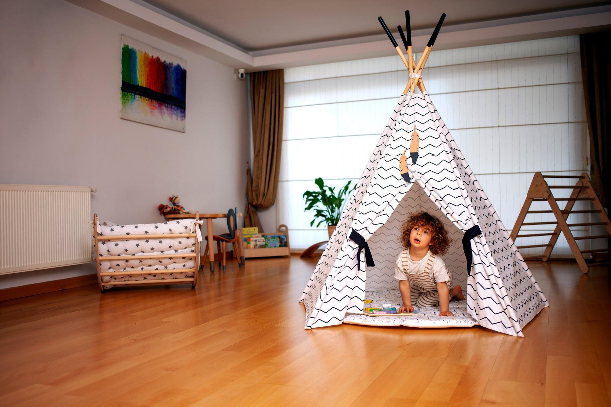 Xl Teepee Tent And Play Mat Set