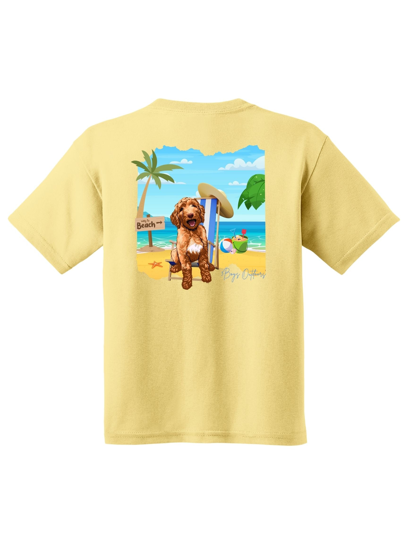 3boys Outdoors Beach Doodle