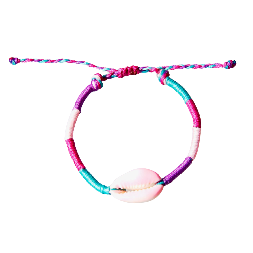 Pink Candy Shell Bracelet