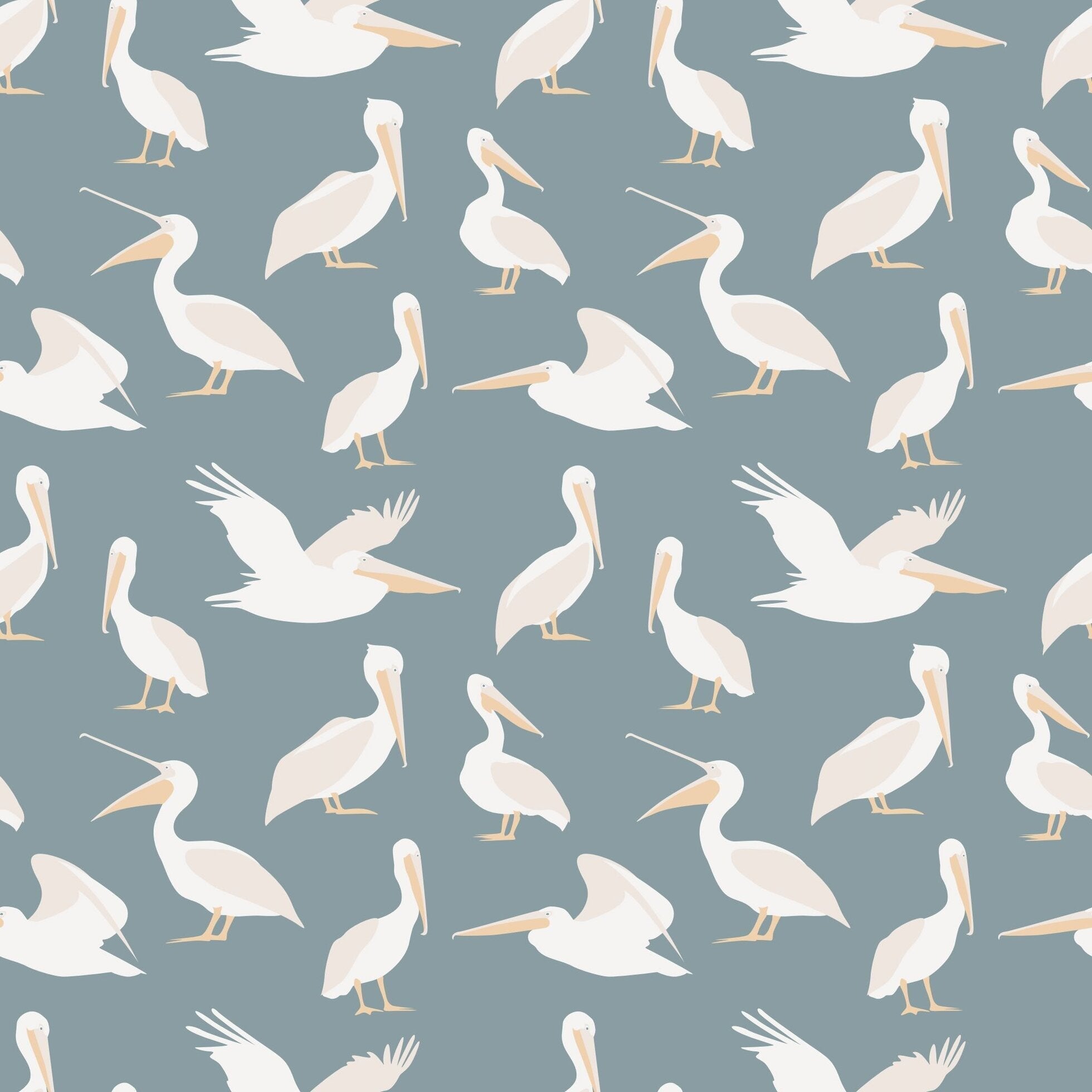 Zipper Footie - Pelican