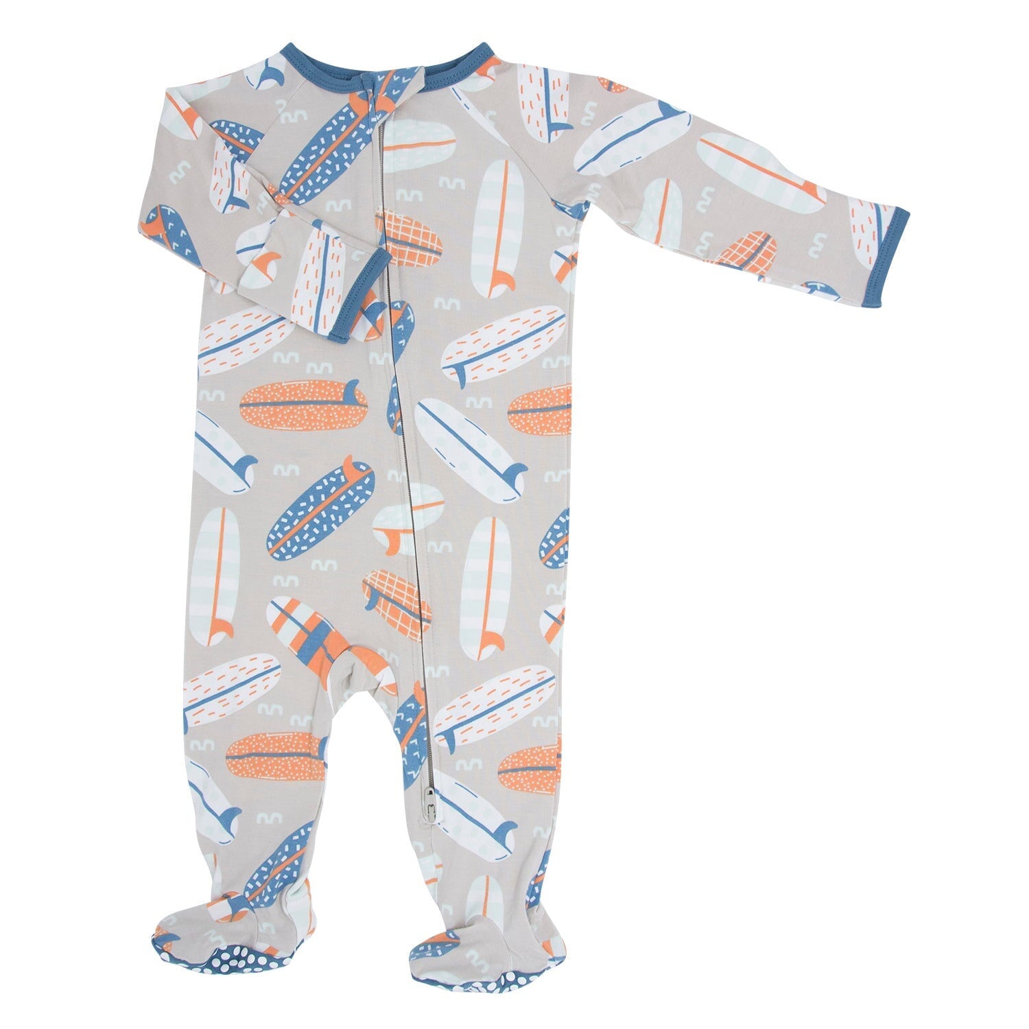 Zipper Footie - Surfboards