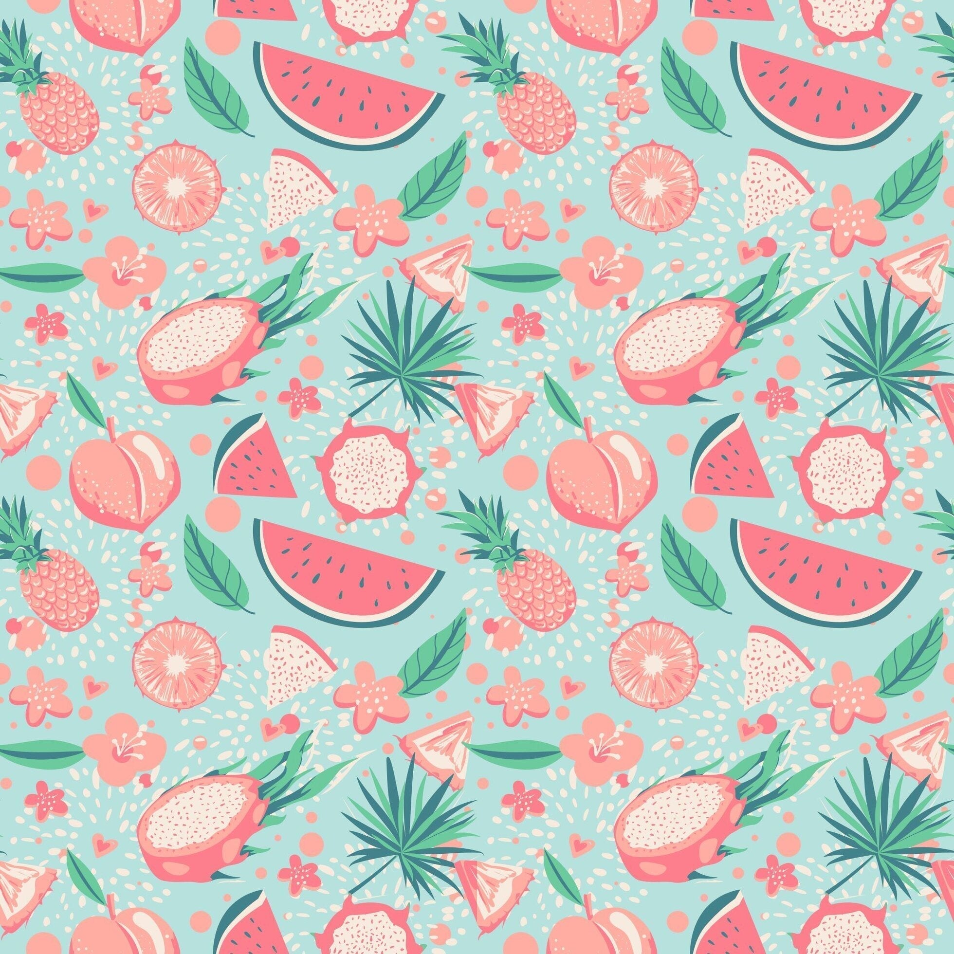 Zipper Footie - Dragon Fruit