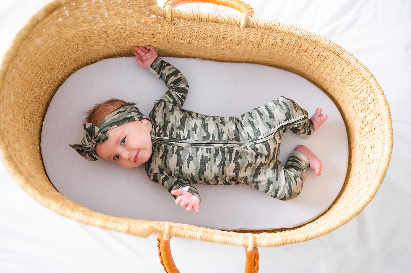 Zipper Romper - Camo