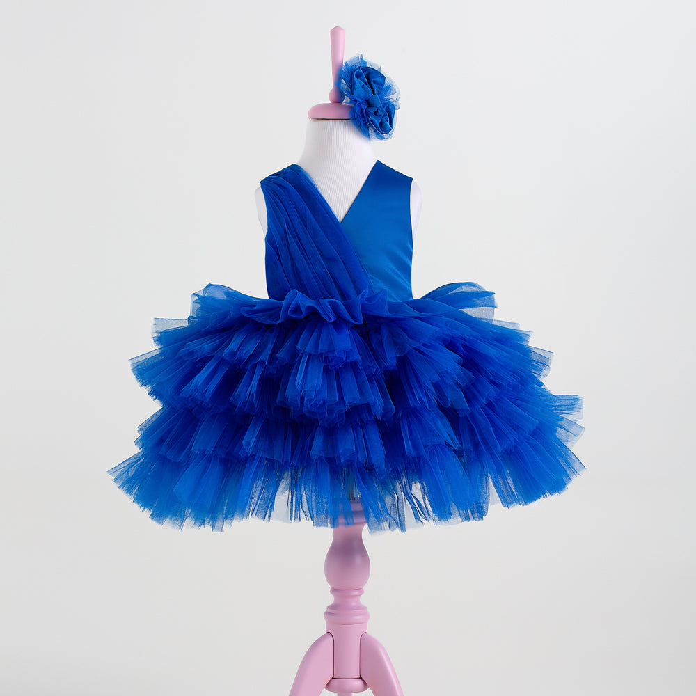 Emily Sax Blue Party Dress
