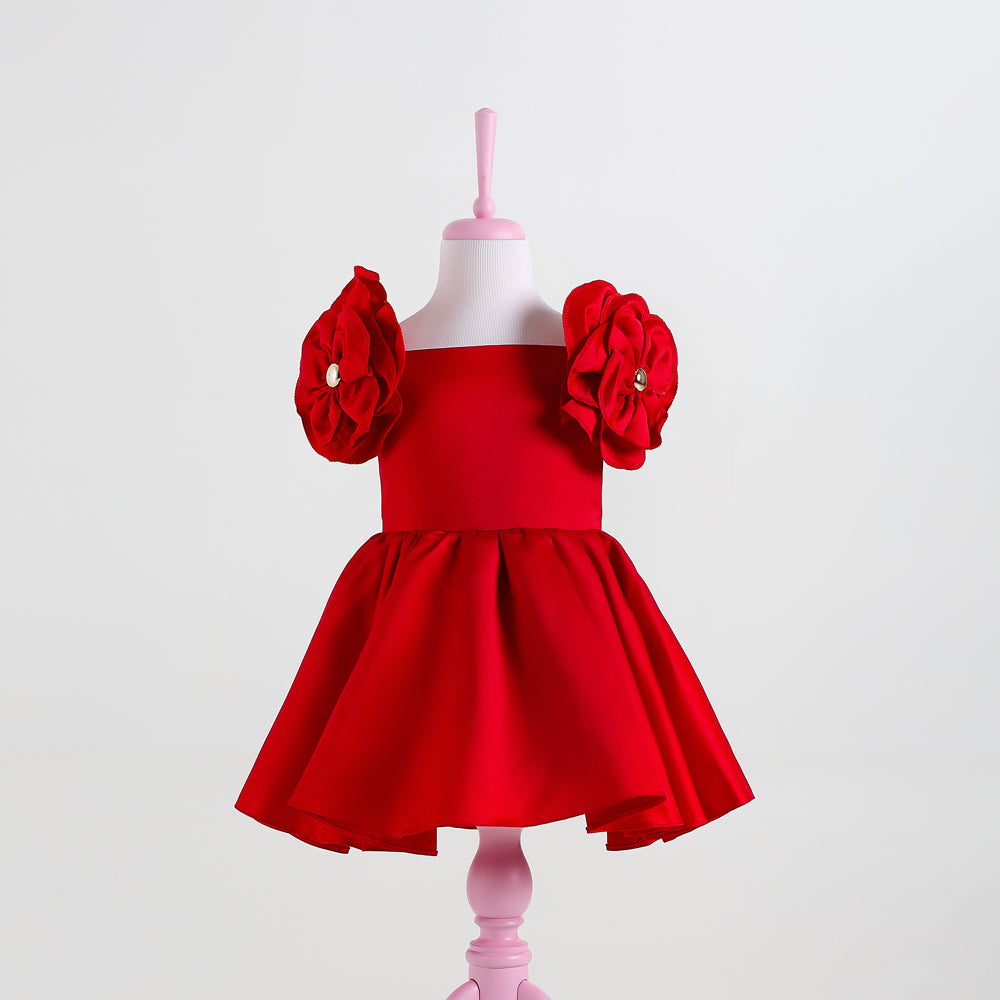 Rosa Red Party Dress