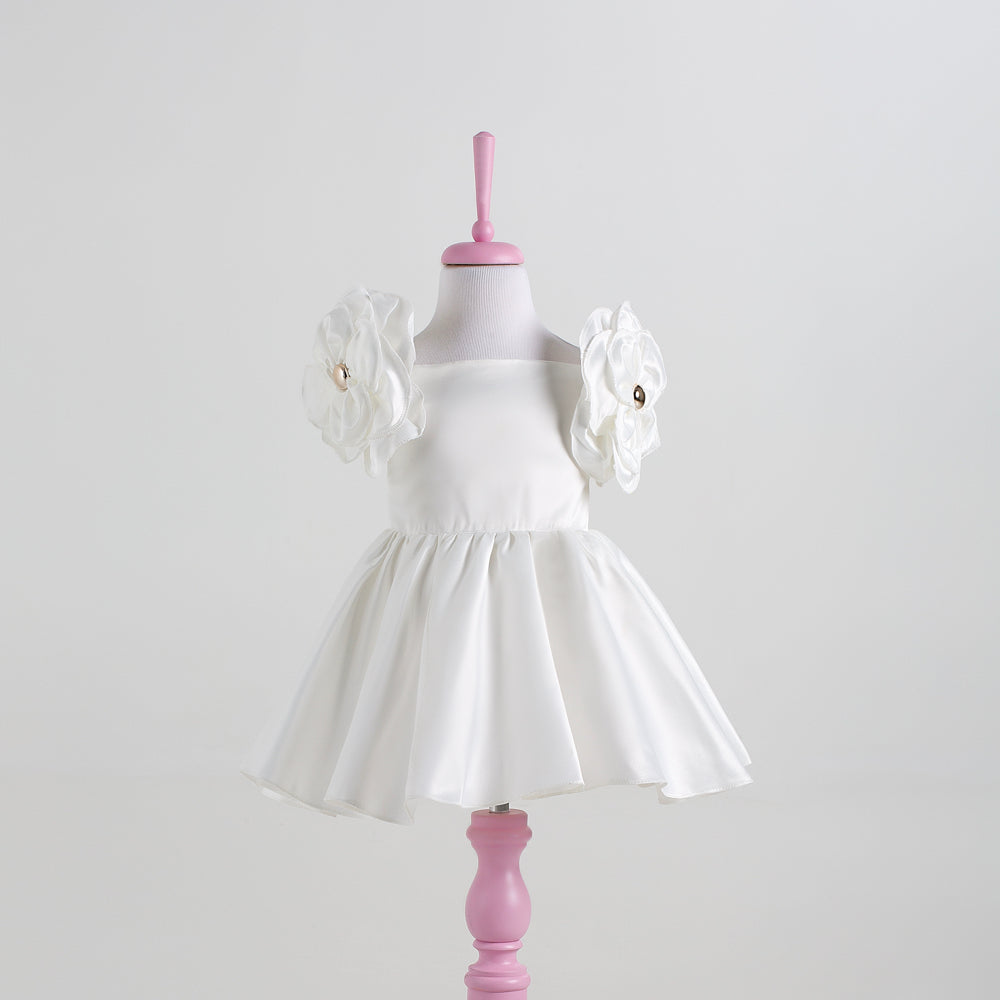 Rosa White Party Dress