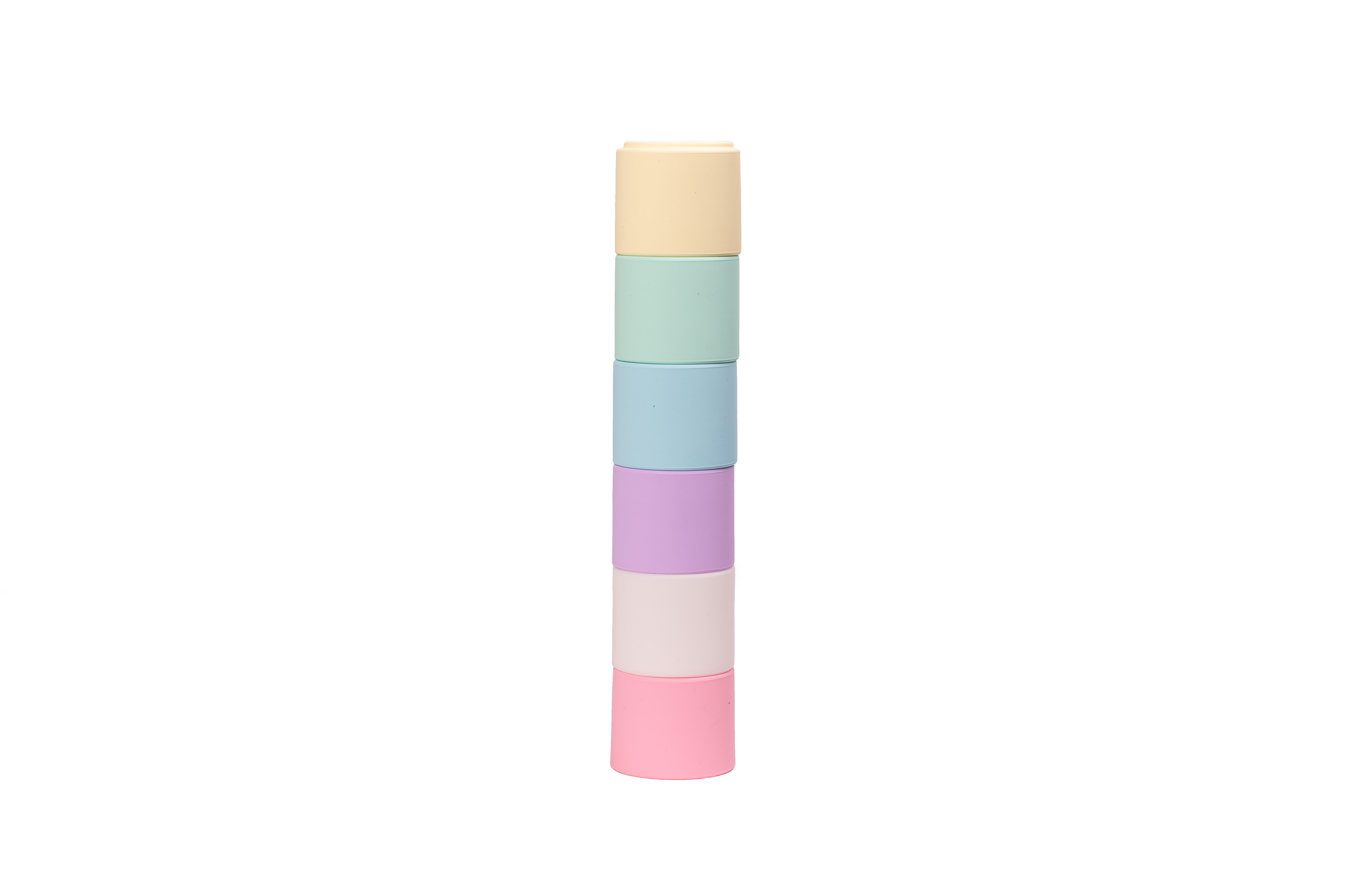 6 Pastel Stacking Cups