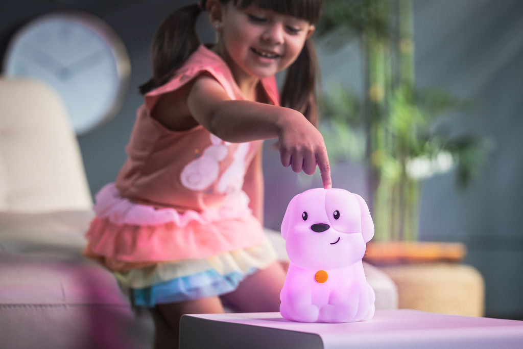 LumiPets® Puppy Dog - Children's Nursery Touch Night Light