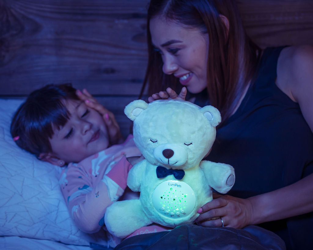 Lumipets Bear - Nursery d Soother Bear Night LightSoun
