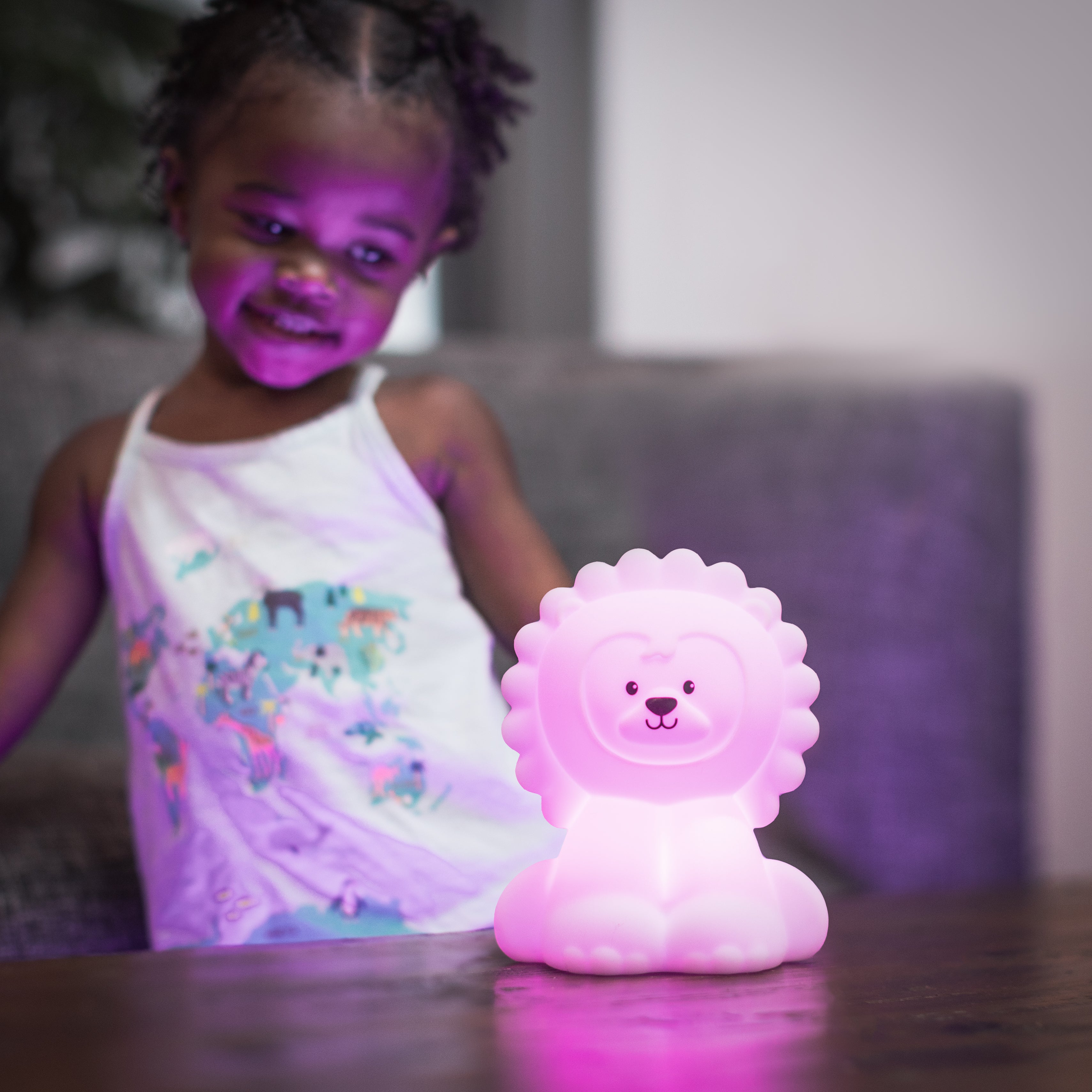 LumiPets® Lion - Children's Nursery Touch Night Light