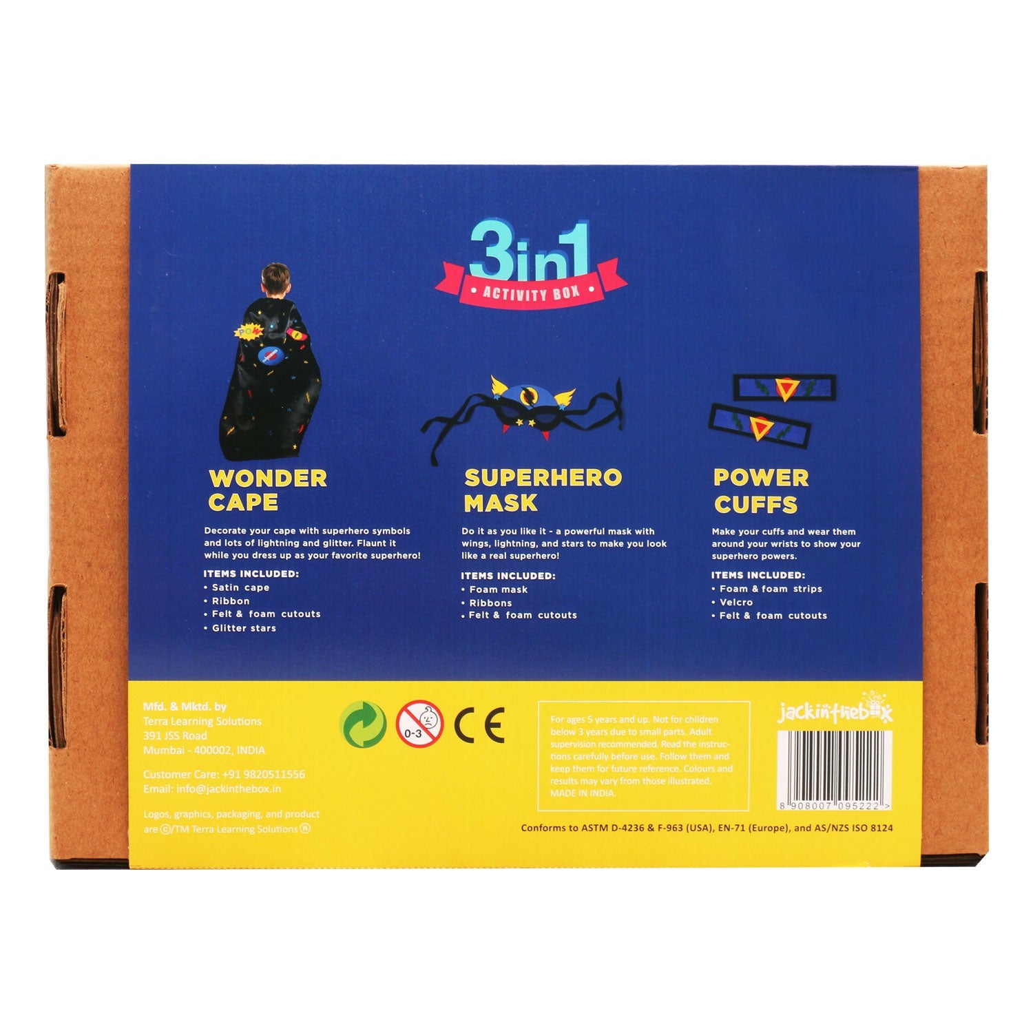 JackInTheBox 3-in 1 Superhero