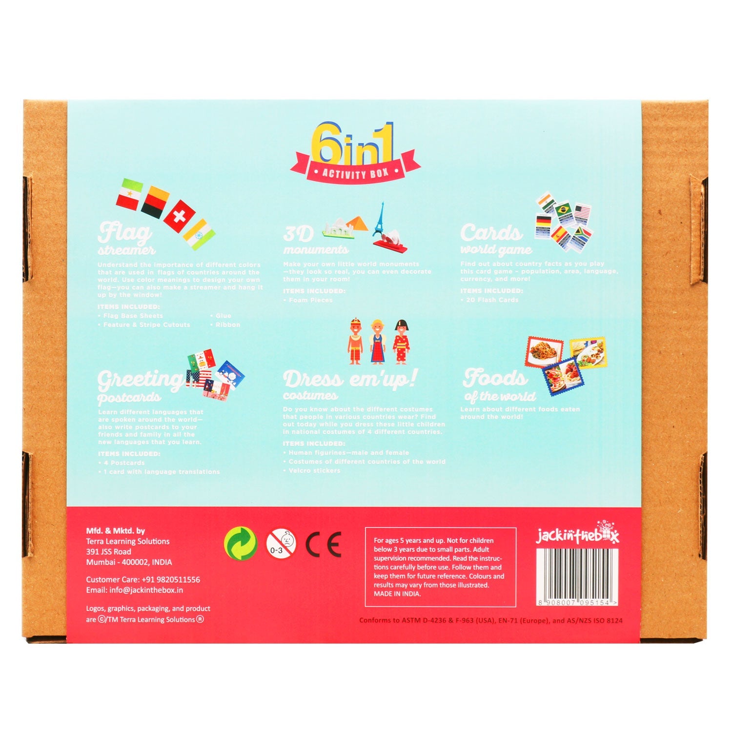 JackInTheBox 6-in-1 Around The World