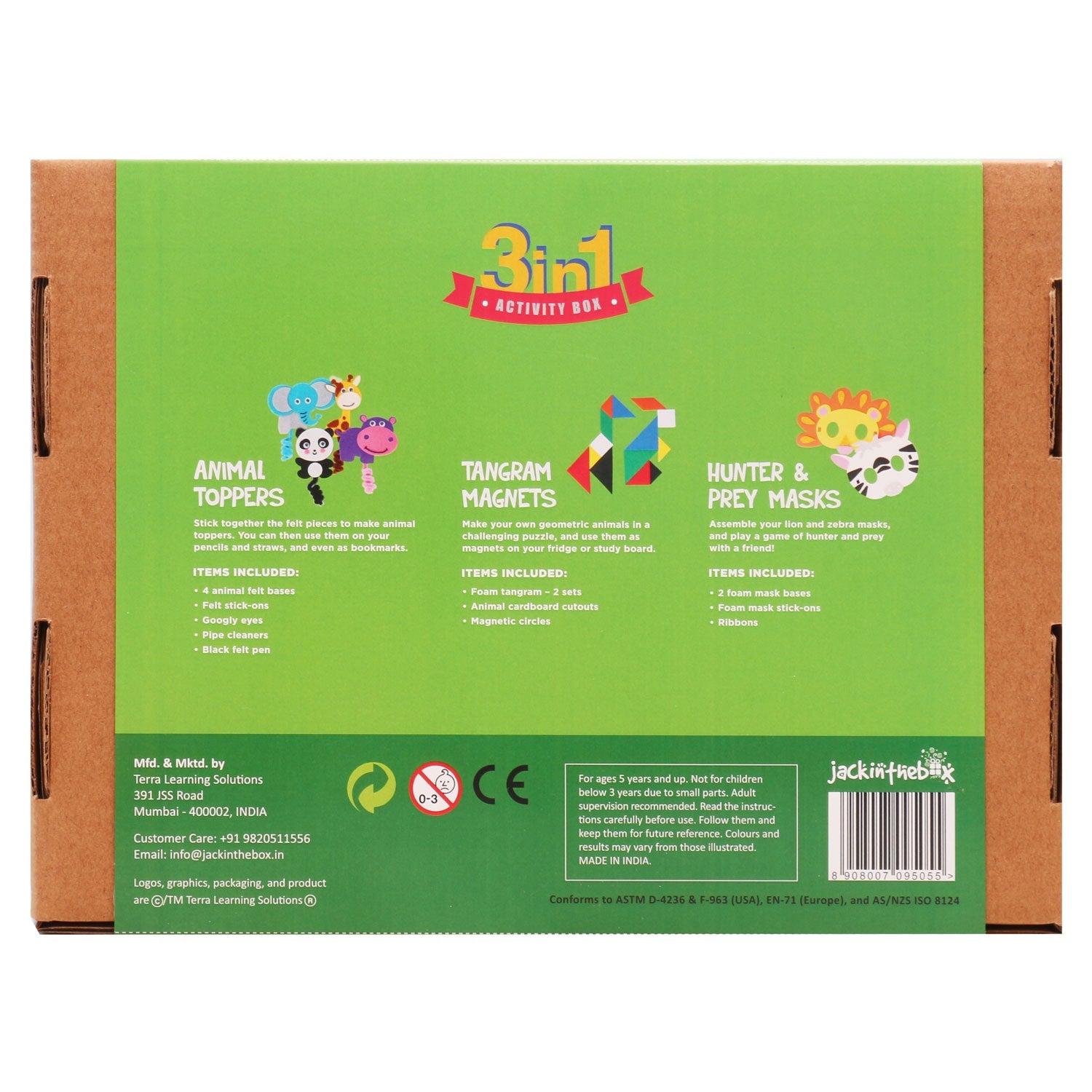 JackInTheBox 3-in 1 Jungle Safari