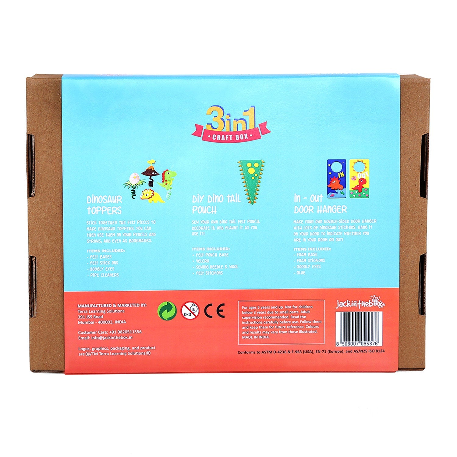 JackInTheBox 3-in 1 Discovering Dinosaurs