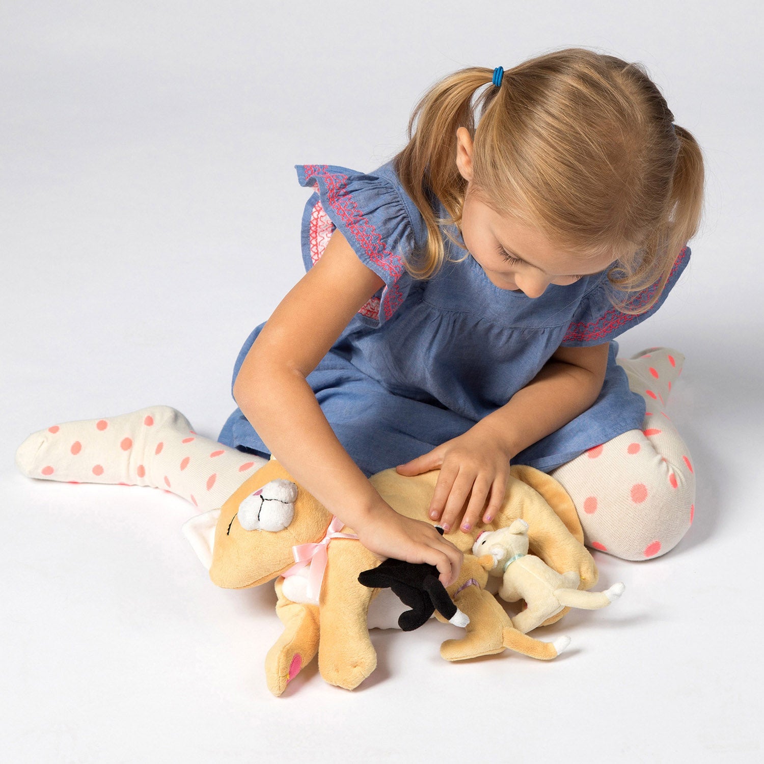 Manhattan Toy Nursing Nina Cat Plushies