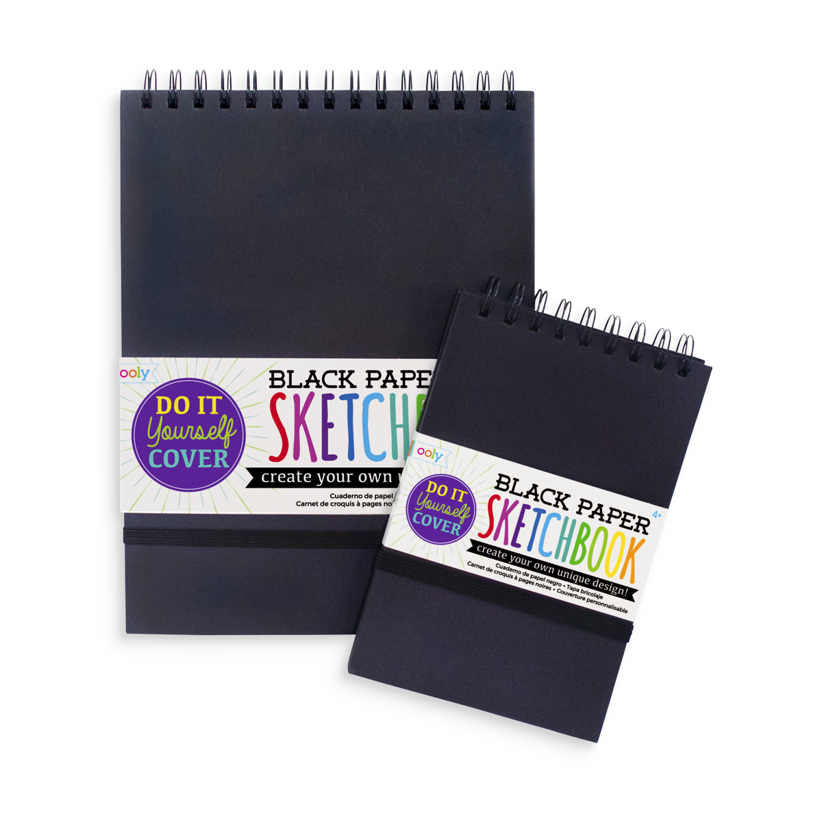 OOLY Black DIY Cover Sketchbook Sketch Books