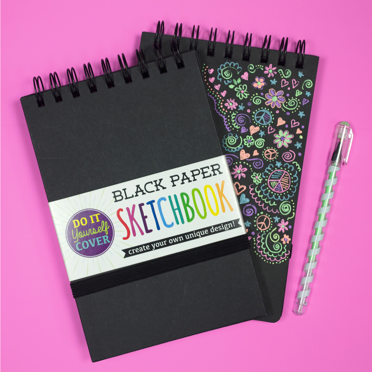 OOLY Black DIY Cover Sketchbook Sketch Books