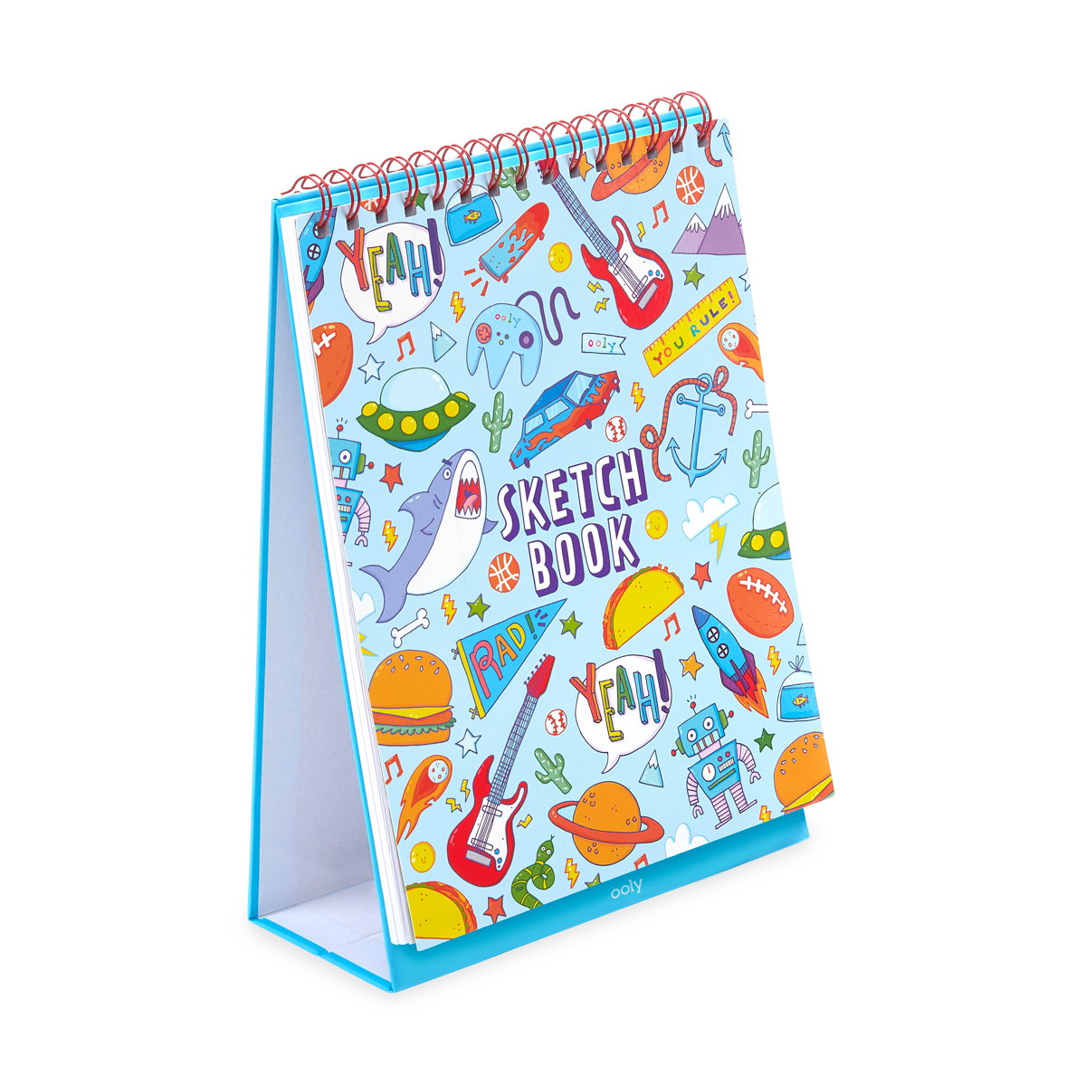 OOLY Sketch & Show Standing Sketchbook - Awesome Doodles Sketch Books